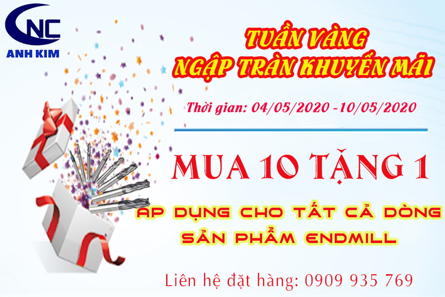 Siêu khuyến mãi tháng 5 – Mua 10 tặng 1