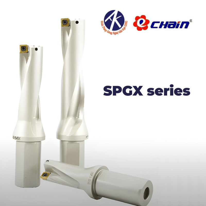 Mũi khoan gắn mảnh Echaintool dòng SPGX