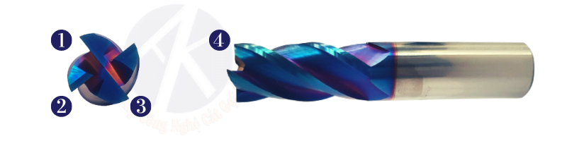 đặc điểm dao phay 4DCE