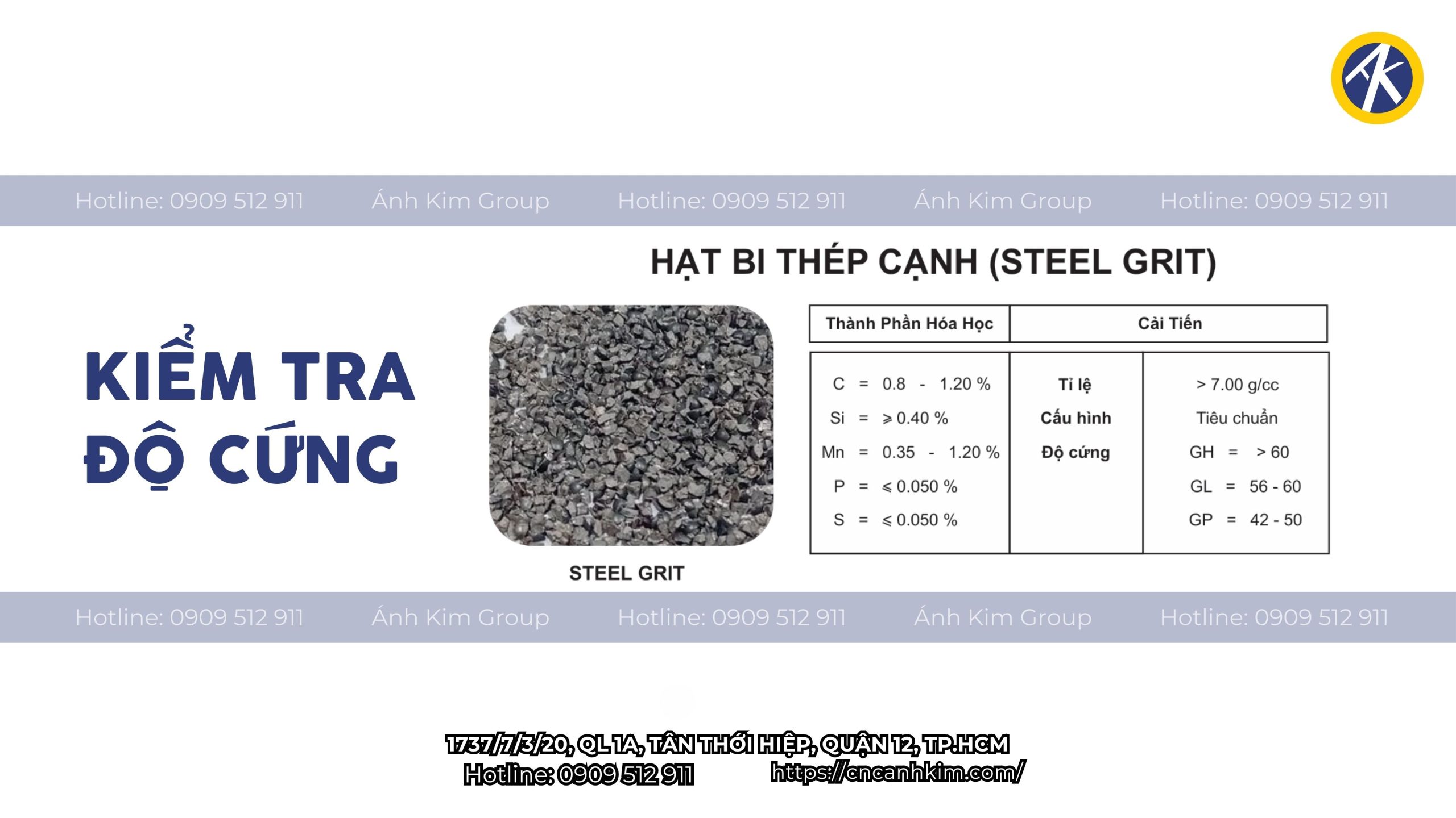Công thức Kiểm tra độ cứng Bi thép