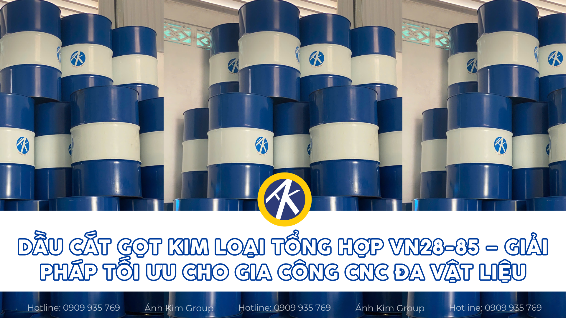 Dầu Cắt Gọt Kim Loại Tổng Hợp VN28-85 – Giải Pháp Tối Ưu Cho Gia Công CNC Đa Vật Liệu