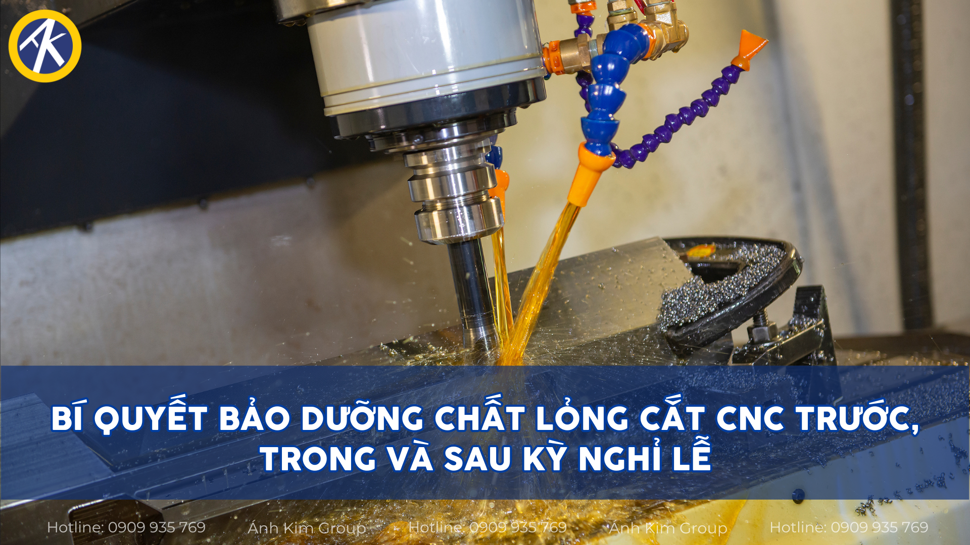 Bí Quyết Bảo Dưỡng Chất Lỏng Cắt CNC Trước, Trong và Sau Kỳ Nghỉ 
