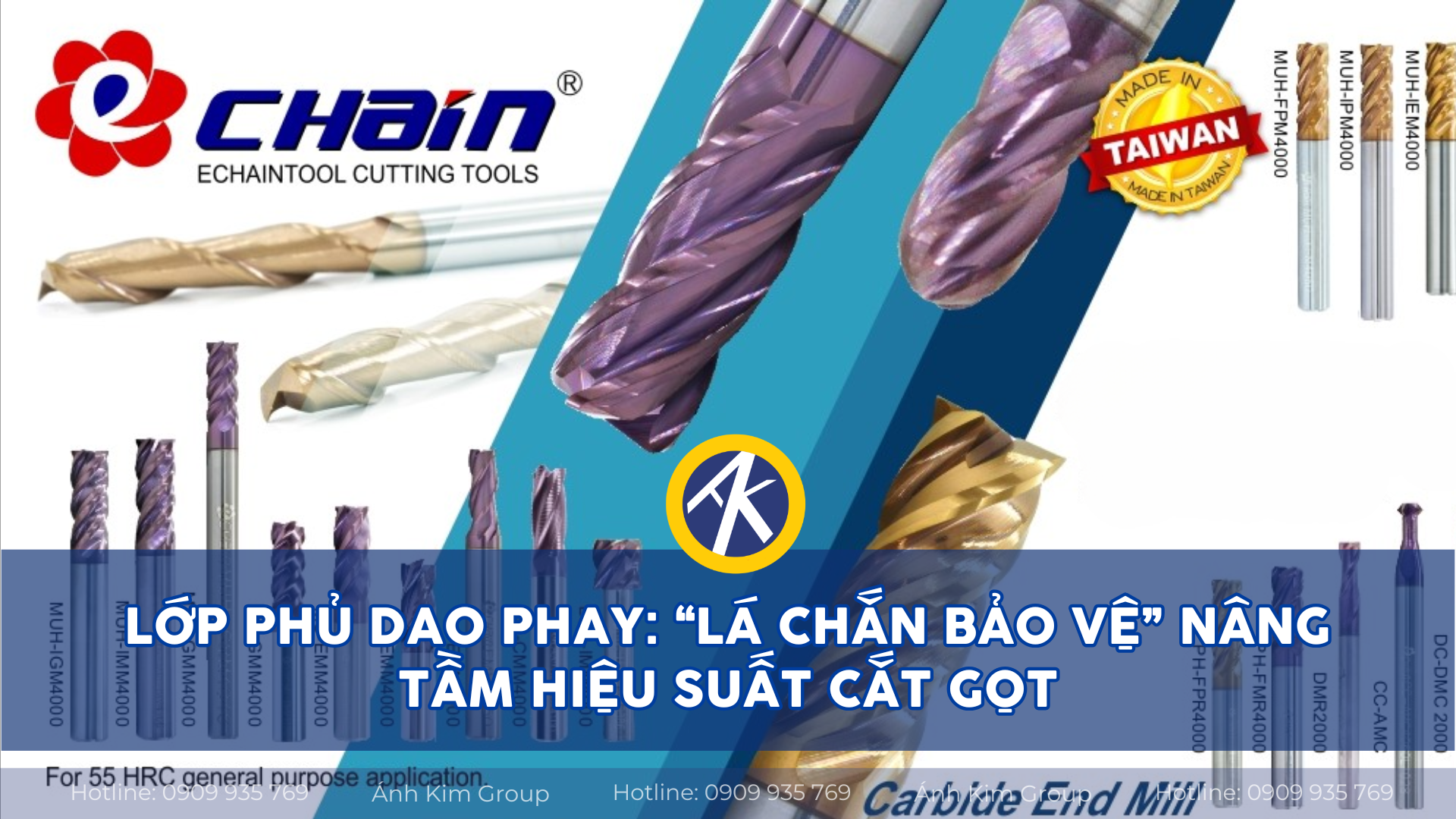 Lớp Phủ Dao Phay: “Lá Chắn Bảo Vệ” Nâng Tầm Hiệu Suất Cắt Gọt
